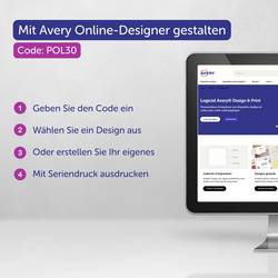 Avery-Zweckform DPC6422A-10 zásuvný štítek se jménem 64 mm x 22 mm bílá