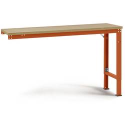Manuflex AU8075.2001 Pracovní Přístavný stůl univerzální speciální s multiplex deska, Šxhxv = 1500 x 1200 x 722-1022 mm červenooranžová (RAL 2001)