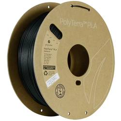 Polymaker PA11001 6938936713043 vlákno pro 3D tiskárny PLA plast, PLA mat Matná, Recyklované PLA vlákno 1.75 mm 1000 g černá PolyTerra™ Edition-R 1 ks