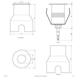 EVN P6721502 P6721502 podlahové svítidlo LED 1.5 W nerezová ocel
