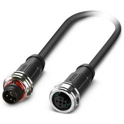 Phoenix Contact SAC-3P-P12MS/ 1,5-PUR/P12FS Kabel pro senzor/aktor, 1223960, piny: 3, 1.5 m, 1 ks