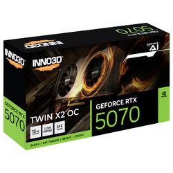Inno 3D grafická karta Nvidia GeForce RTX 5070 GeForce RTX™ 5070 X3 OC White 12 GB GDDR7 RAM PCIe x16 HDMI® 2.1, DisplayPort 2.1