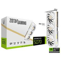 Zotac grafická karta Nvidia GeForce RTX 5070 GAMING RTX5070 AMP 12GB WHITE 12 GB GDDR7 RAM HDMI® 2.1, DisplayPort 2.1