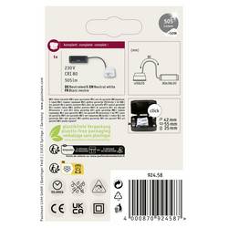 Paulmann 92458 Nova Coin LED vestavné svítidlo, třída A (A - G), LED, pevně vestavěné LED, 2.8 W, čirá