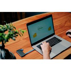 Verbatim Pocket 1 TB, externí SSD disk, USB-C™ (USB 3.2 Gen 2), černá, modrá