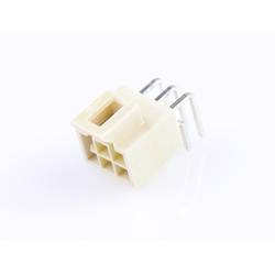 Molex vestavná zásuvková lišta (standardní) 6, rozteč 2.50 mm, 1053142306, 1 ks Tray
