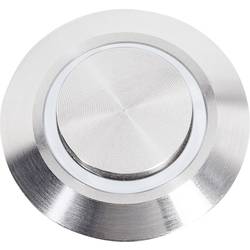 Renkforce RF-4707814 tlačítka zvonku 1násobné nerezová ocel, bílá 24 V DC/ 2 A, 24 V AC/ 1 A