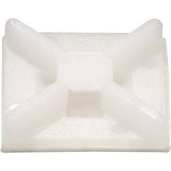 TRU COMPONENTS úchytka Lepení 543234 Průměr kabelového svazku (rozsah) 17 mm (max) 4cestný vstup pro provlečení transparentní 50 ks