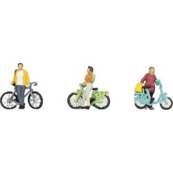 NOCH N Cyklisté hotový model, plastový model , ručně malované , stojící