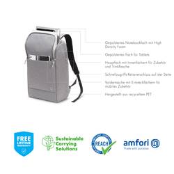 Dicota batoh na notebooky Eco MOTION Max. velikost: 39,6 cm (15,6) světle šedá