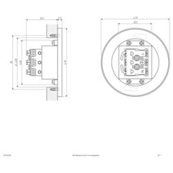 EVN LR01802W LR01802W LED vestavné nástěnné svítidlo, LED, pevně vestavěné LED, 1.8 W, bílá