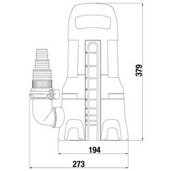 GARDENA 09044-20 20000 Aquasensor ponorné čerpadlo pro užitkovou vodu 20.000 l/h 9 m