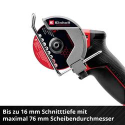 Einhell Professional TP-CO 18/76-C Li BL - Solo aku rozbrušovačka Hloubka řezu (max.): 16 mm