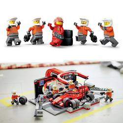 60443 LEGO® CITY F1® stojan na reproduktor s Boxencrew a Ferrari Flitzer