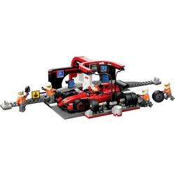 60443 LEGO® CITY F1® stojan na reproduktor s Boxencrew a Ferrari Flitzer