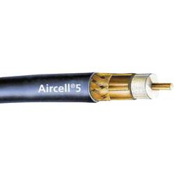 SSB Electronic AIRCELL 5, 6055 koaxiální kabel, vnější Ø: 5 mm, 50 Ω, 85 dB, černá, metrové zboží