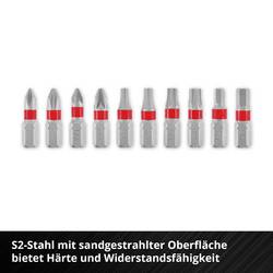 Einhell Bit Taschenbox 11tlg 118663 sada bitů, PH, PZ, inbus, TX