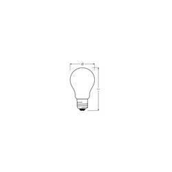 OSRAM HOMELIGHTING 4099854464973 LED Energetická třída (EEK2021) D (A - G) E27 3.4 W teplá bílá (Ø x v) 60.00 mm x 60.00 mm 1 ks