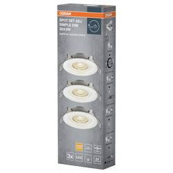 OSRAM HOMELIGHTING Spot Set Adj Simple Dim 3 x 4.9W 2700K White 4099854445842 venkovní nástěnné LED osvětlení 4.90 W bílá