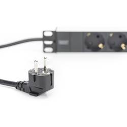 Digitus DN-95411 10 palec Vhodné pro hloubku skříně: od 300 mm černá
