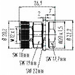 binder 99-0432-500-04 kulatý faston, 1 ks