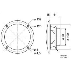 Visaton FR 10 WP - 4 Ohm 30 W 4 Ω černá 1 ks