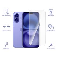 Renkforce iPhone 16 Plus GLAS DISPLAYSCHUTZGL ochranné sklo na displej smartphonu Apple iPhone 16 Plus 1 ks Chránící proti otiskům prstů RF-6615894