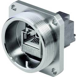 Telegärtner 100007381, RJ45 konektor, příruba RJ45, kov, 1 ks