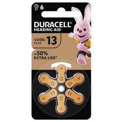 Duracell Baterie do naslouchátek ZA 13 1.45 V 1 ks 290 mAh zinko-vzduchová DURACELL - Batterie Hörgeraete EasyTab 13 PR48 NEU 6St. - Batterie - 1,4 V