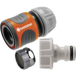 GARDENA 18285-20 plast přípojka kohoutu rychlospojka, 13 mm (1/2) Ø, 15 mm (1/2) Ø, 24,2 mm (3/4) vnitřní závit, 26,44 mm (3/4) vnější závit, M22 IG sada