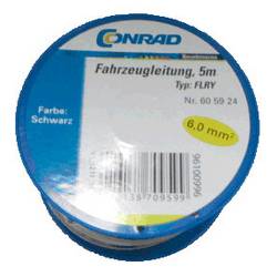 Conrad Components 605924 kabel pro automotive, FLRY-B, 1 x 6 mm², černá, 5 m