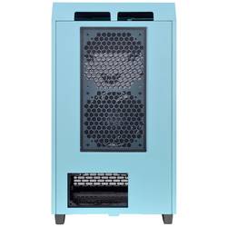 Thermaltake The Tower 200 mini tower PC skříň tyrkysová 2 předinstalované ventilátory, boční okno, prachový filtr
