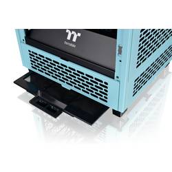 Thermaltake The Tower 200 mini tower PC skříň tyrkysová 2 předinstalované ventilátory, boční okno, prachový filtr