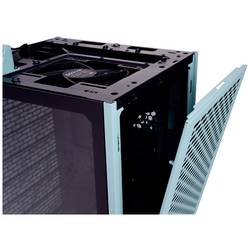Thermaltake The Tower 200 mini tower PC skříň tyrkysová 2 předinstalované ventilátory, boční okno, prachový filtr