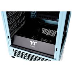 Thermaltake The Tower 200 mini tower PC skříň tyrkysová 2 předinstalované ventilátory, boční okno, prachový filtr