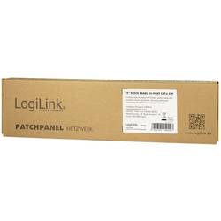 LogiLink NP0055 24 portů patch panel 483 mm (19) CAT 6 1 U vícebarevná