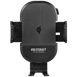 VOLTCRAFT VC-Qi-WCM15 upevnění na ventilační mřížku držák mobilního telefonu do auta s funkcí indukčního nabíjení 55 - 89 mm 4 - 6.7 palec