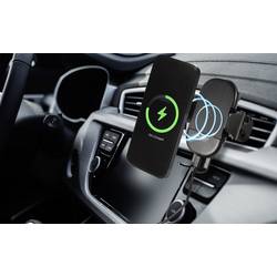 VOLTCRAFT VC-Qi-WCM15 upevnění na ventilační mřížku držák mobilního telefonu do auta s funkcí indukčního nabíjení 55 - 89 mm 4 - 6.7 palec