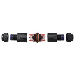 Sygonix SY-6748354 kabelová spojka se zásuvnými svorkami, odolný proti povětrnostním vlivům (Ø x d) 28 mm x 112 mm 1 ks