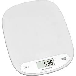 TFA Dostmann 50.2003.02 kuchyňská váha digitální s upevněním na stěnu Max. váživost=5000 g bílá 155 x 200 x 15