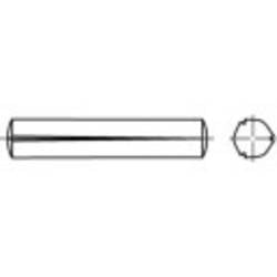 TOOLCRAFT 135963 kuželový rýhovaný kolík (Ø x d) 4 mm x 30 mm ocel 100 ks