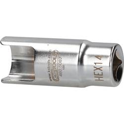 KS Tools 460.5087 3/8 speciální úhlový nástrčný klíč pro trubkové spojky, 14 mm