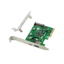 Conceptronic EMRICK USB 3.2 Gen 2 PCI-Express-Karte, 1-Port-USB-C und 1-Port-USB-A karta PCI-Express USB-C™ (USB 3.2 Gen 2) PCIe