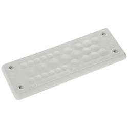 Trelleborg MH-24 F27-1 LIGHT GREY UL94 V-0 IP65 | TPE | Screw Průchodková deska s kabelovým vstupem Průměr svorky (max.) 13 mm TPE šedá 1 ks
