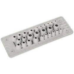 Trelleborg MH-24 F27-1 LIGHT GREY UL94 V-0 IP65 | TPE | Screw TPE, šedá, 1 ks