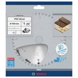 Bosch Accessories 2608837675 2608837675 tvrdokovový pilový kotouč 160 x 20 mm Počet zubů (na palec): 12 1 ks
