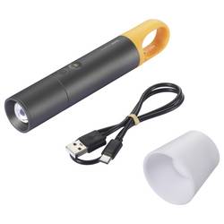 HOTO ruční svítilna, nastavitelná, nastavitelná velikost bodu, akumulátory Li-Ion, 1000 lm, 24 h, 160 g