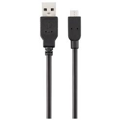 Renkforce USB kabel USB 2.0 USB-A zástrčka, USB Micro-B zástrčka 5.00 m černá RF-6830436