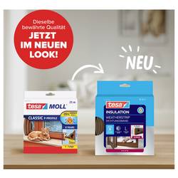 tesa P-Profil 05391-00101-02 těsnicí páska tesaMOLL® hnědá (d x š) 25 m x 9 mm 25 m