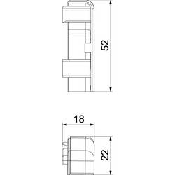 6132293 zakončení SL ESli2050 rws bílá 1 ks